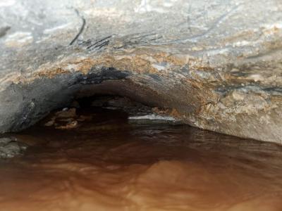 甘孜海子山疏通隧道前后图